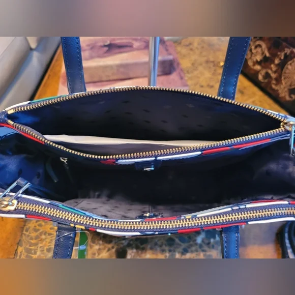 Kate Spade Navy Floral Tote Bag - Picture 7 of 11